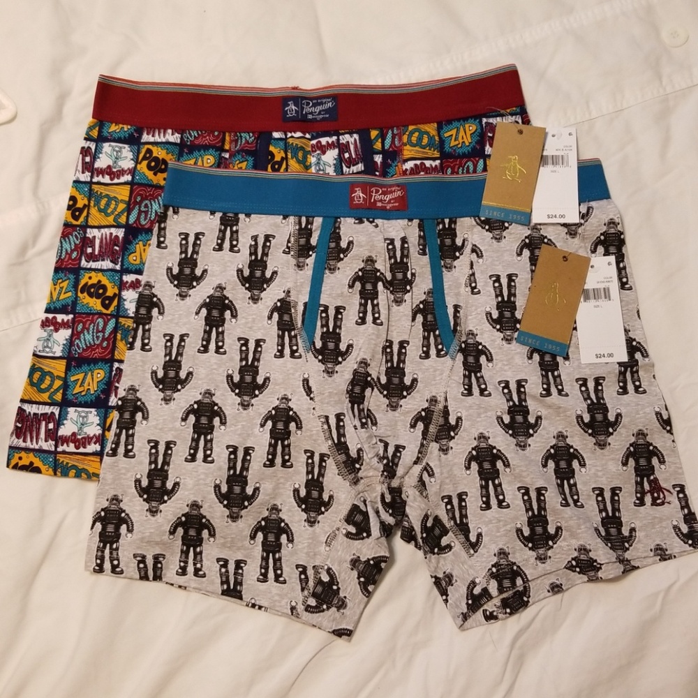 SET OF 2 PENGUIN BOXER BRIEFS